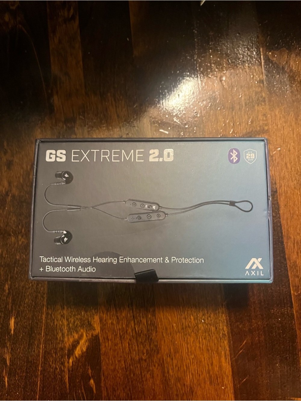Brand new, still sealed GS Extreme 2.0 Tactical Wireless Earbuds - Black